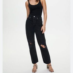 AGOLDE 90s Jean in Audio (Black)